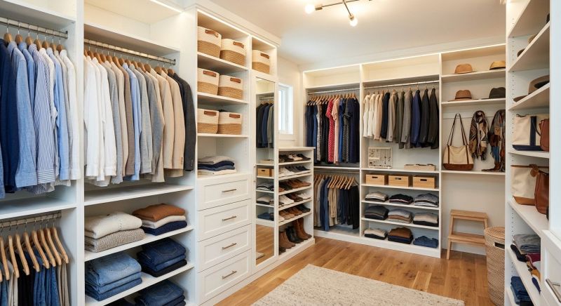 Walk In Closet Remodeling in Greensboro, NC