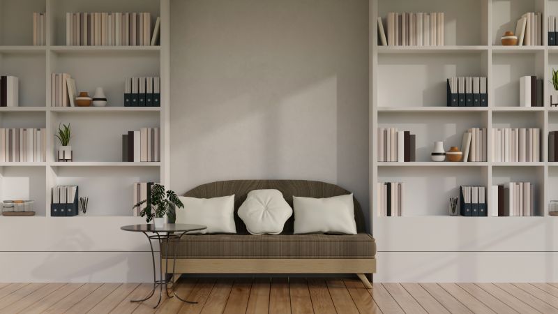 Built-in Bookcase with Lighting