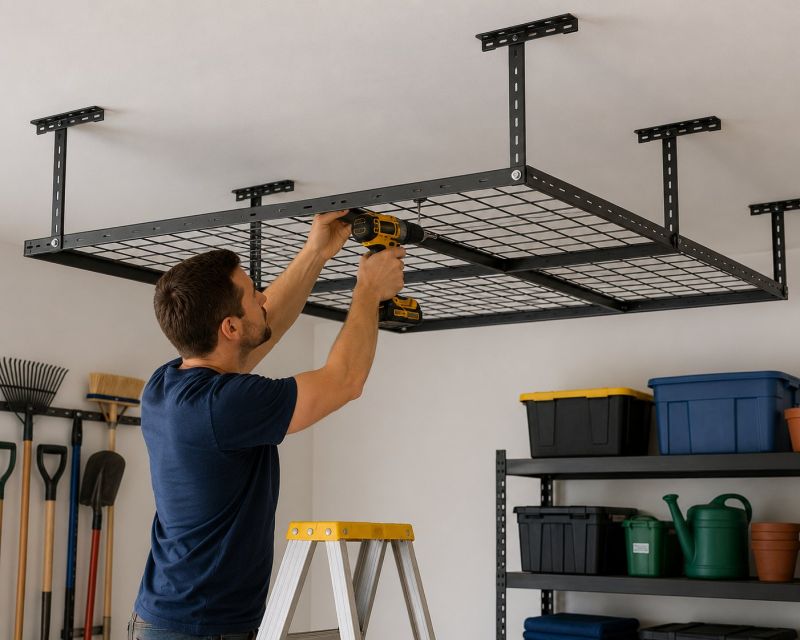 Ceiling Rack Installation in Arlington, VA