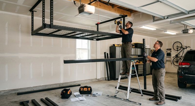 Garage Tool Rack Installation in Frederick, MD