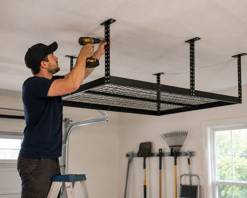 Garage Tool Rack Installation in Frederick, MD